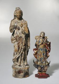 Appraisal: th and th C Spanish Col Santos Figures th and