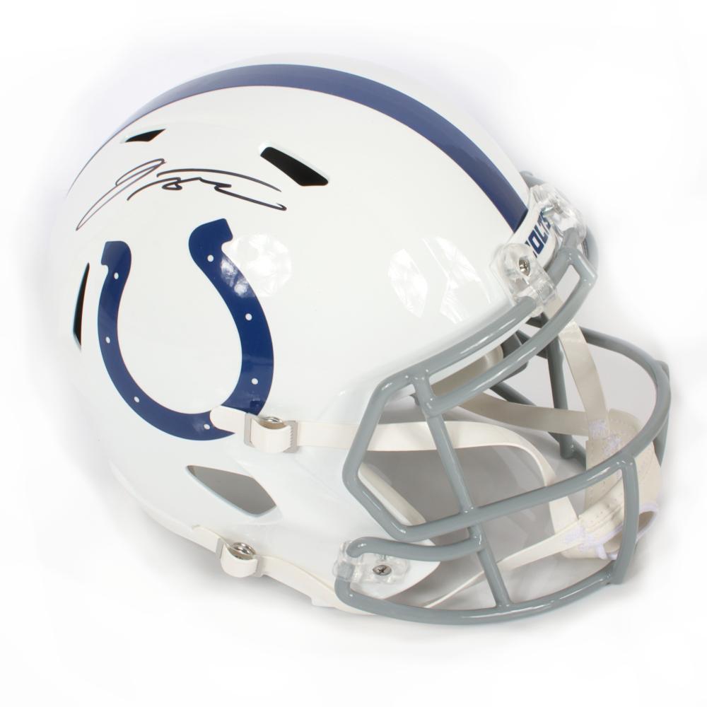 Appraisal: JONATHAN TAYLOR AUTOGRAPHED FS INDIANAPOLIS COLTS FOOTBALL HELMET FANATICSJonathan Taylor