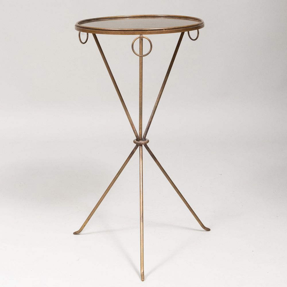 Appraisal: Comte Buenos Aires Brass Table x in diam Condition In