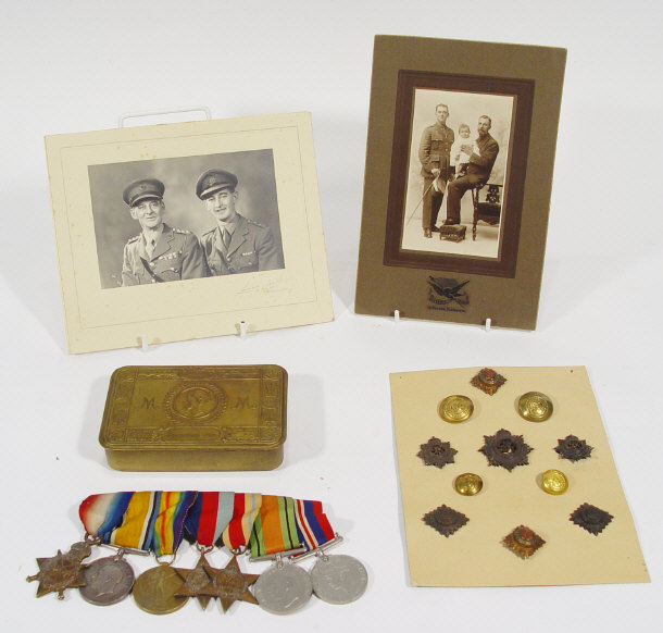 Appraisal: World War World War military medal group comprised - star