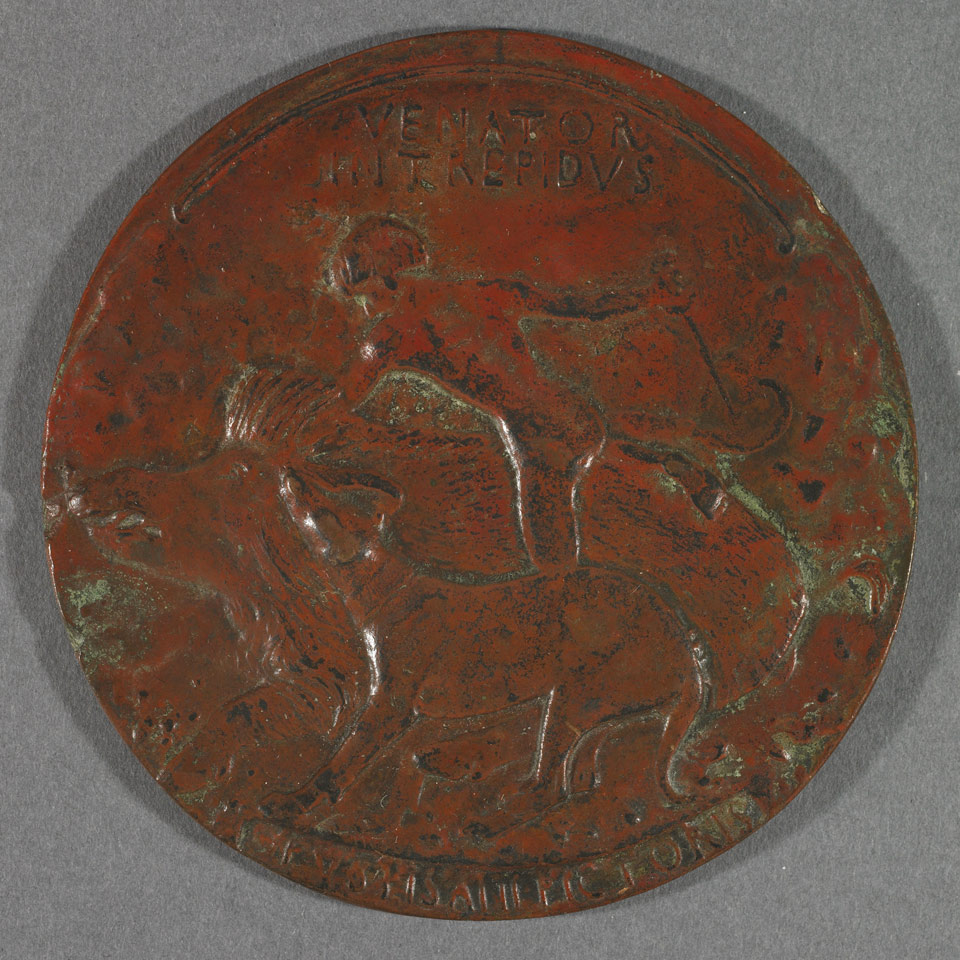 Appraisal: Antonio Pisano called Pisanello Italian - Uniface Bronze Medal Young