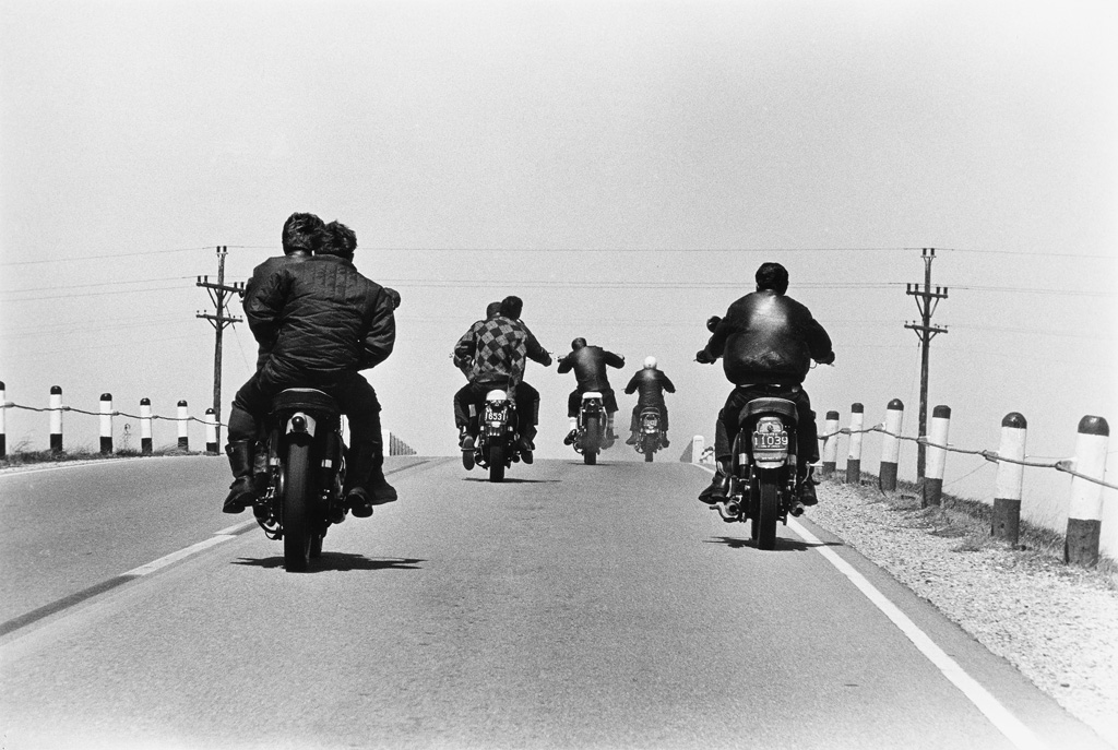 Appraisal: DANNY LYON - Route Wisconsin from The Bikeriders Silver print