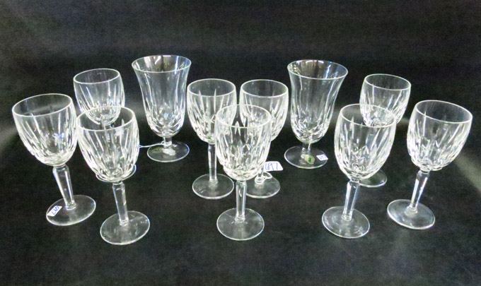 Appraisal: SET OF TWELVE WATERFORD KILDARE STEMWARE comprised of iced tea