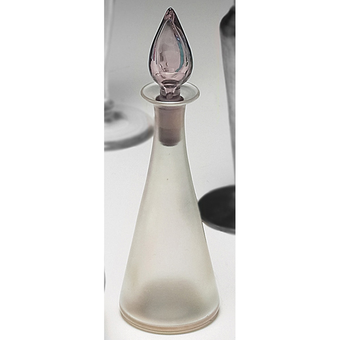 Appraisal: Steuben perfume bottle Verre de Soie glass with light amethyst