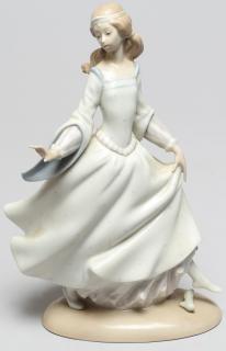 Appraisal: Lladro Cinderella Lost Slipper Figurine Introduced in discontinued in the