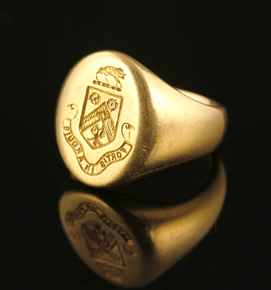 Appraisal: - K Tiffany and Co Seal Ring K yellow gold