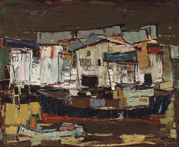 Appraisal: Raimonds Staprans Latvian American born Fisherman's Wharf signed 'R Staprans'