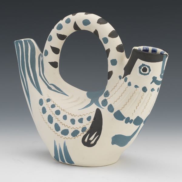 Appraisal: PABLO PICASSO SPANISH - x x Pichet espagnole Spanish Pitcher