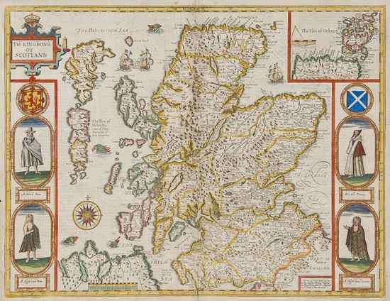 Appraisal: Speed John The Kingdome of Scotland with inset map of