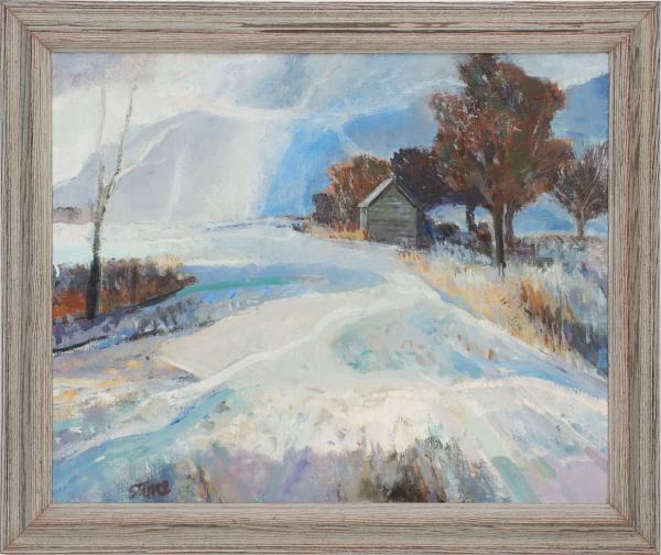 Appraisal: BERNARD STONE BORN OIL ON CANVASBernard O Stone Born Early