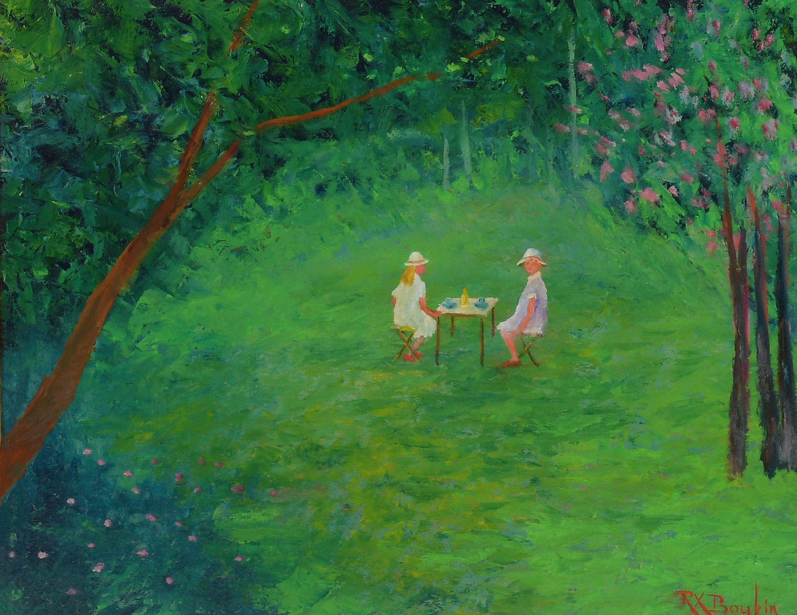 Appraisal: BOYKIN R X American - ''Tea Party'' Oil Board ''