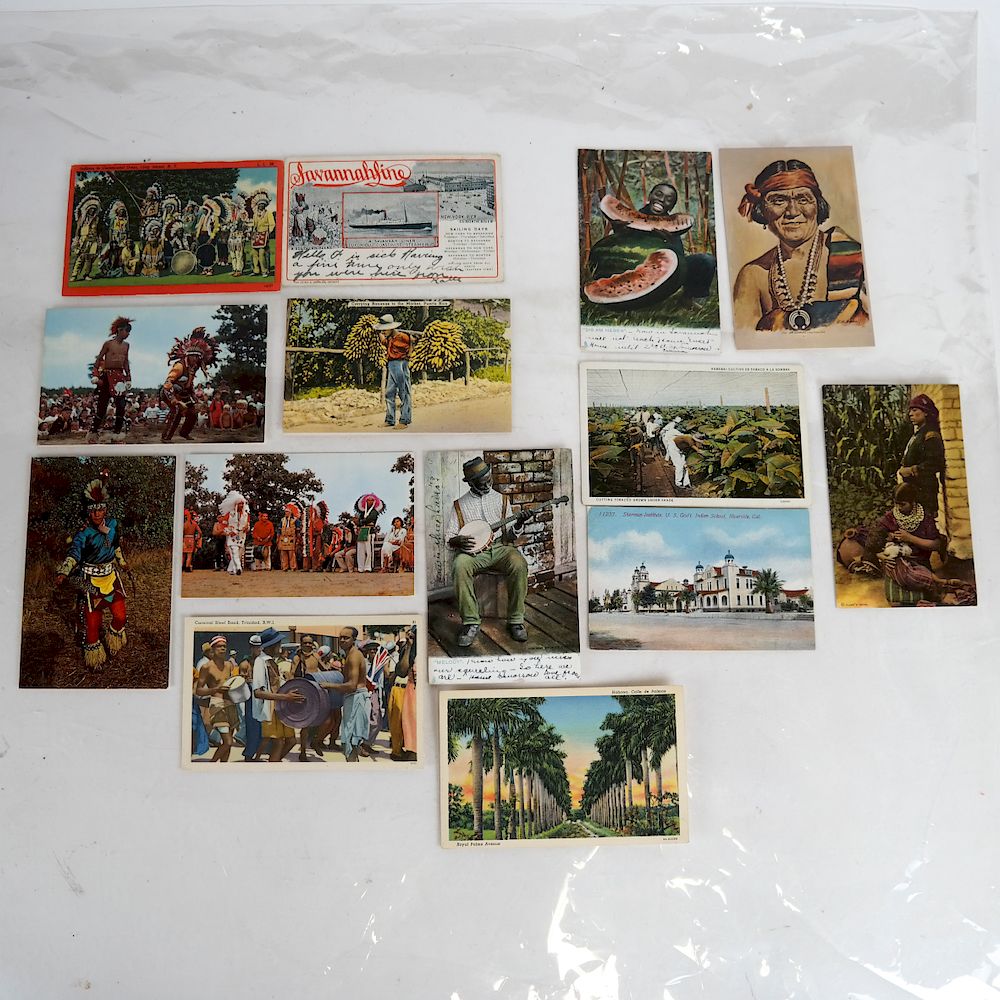 Appraisal: Postcards Black American Native American More Lot of Black American