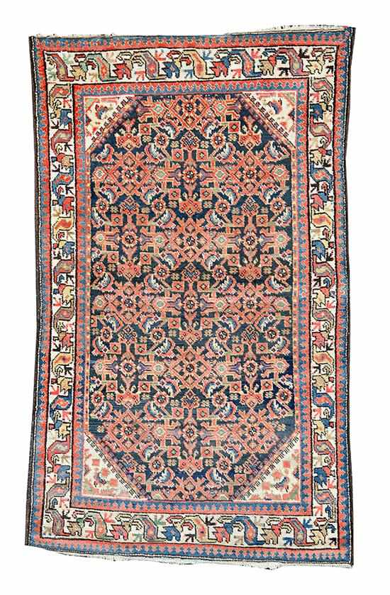 Appraisal: Persian Mahal carpet ' x ' '' Provenance Property of