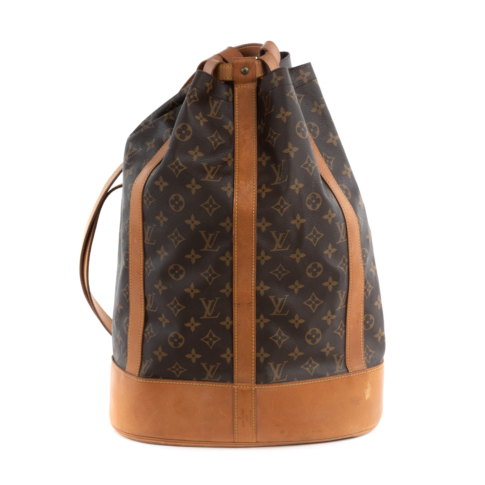 Appraisal: A LOUIS VUITTON MONOGRAM RANDONNEE GM A brown and tan