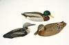 Appraisal: SCULPTURES - Lot of three hand painted miniature bronze birds