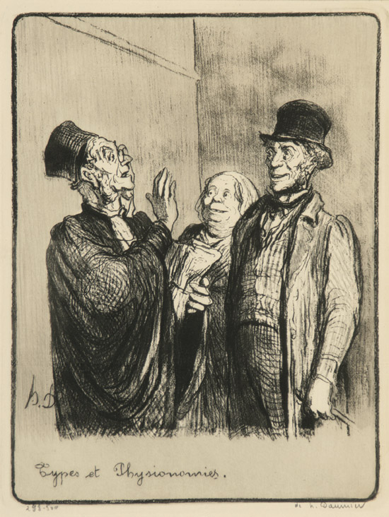 Appraisal: Honor Daumier French - Monsier le St nographie fromTypes et