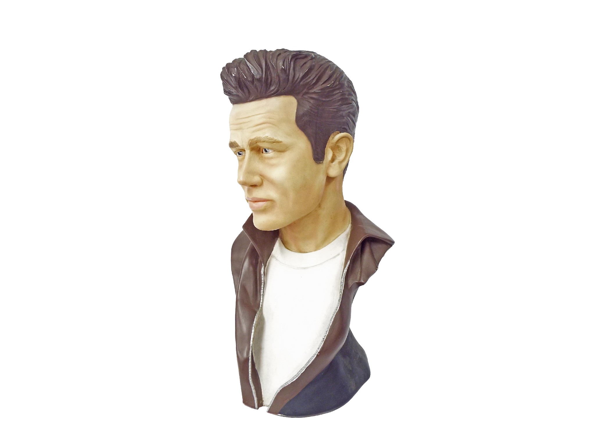 Appraisal: Moulded plaster bust of James Dean high