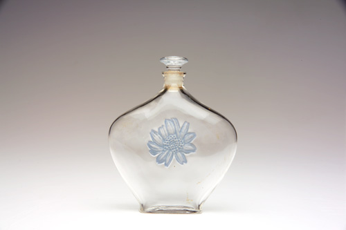 Appraisal: R LALIQUE Camelia perfume bottle for D'Orsay in clear glass