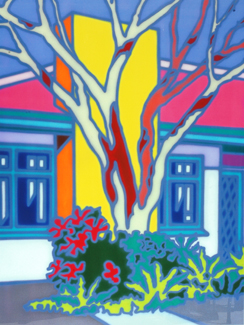 Appraisal: Howard Arkley - House with Native Tree colour digital print