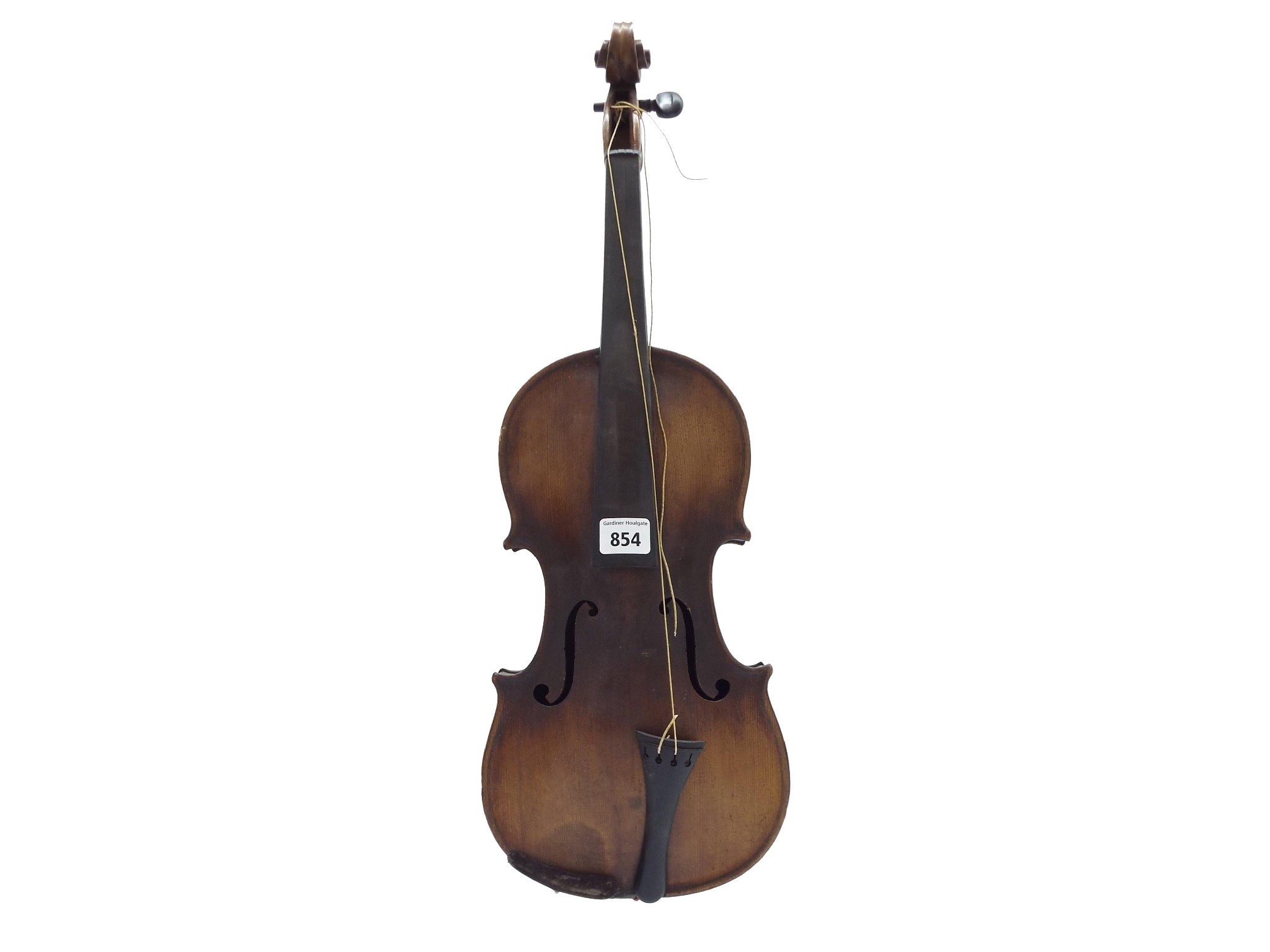 Appraisal: French violin of the Caussin School circa cm