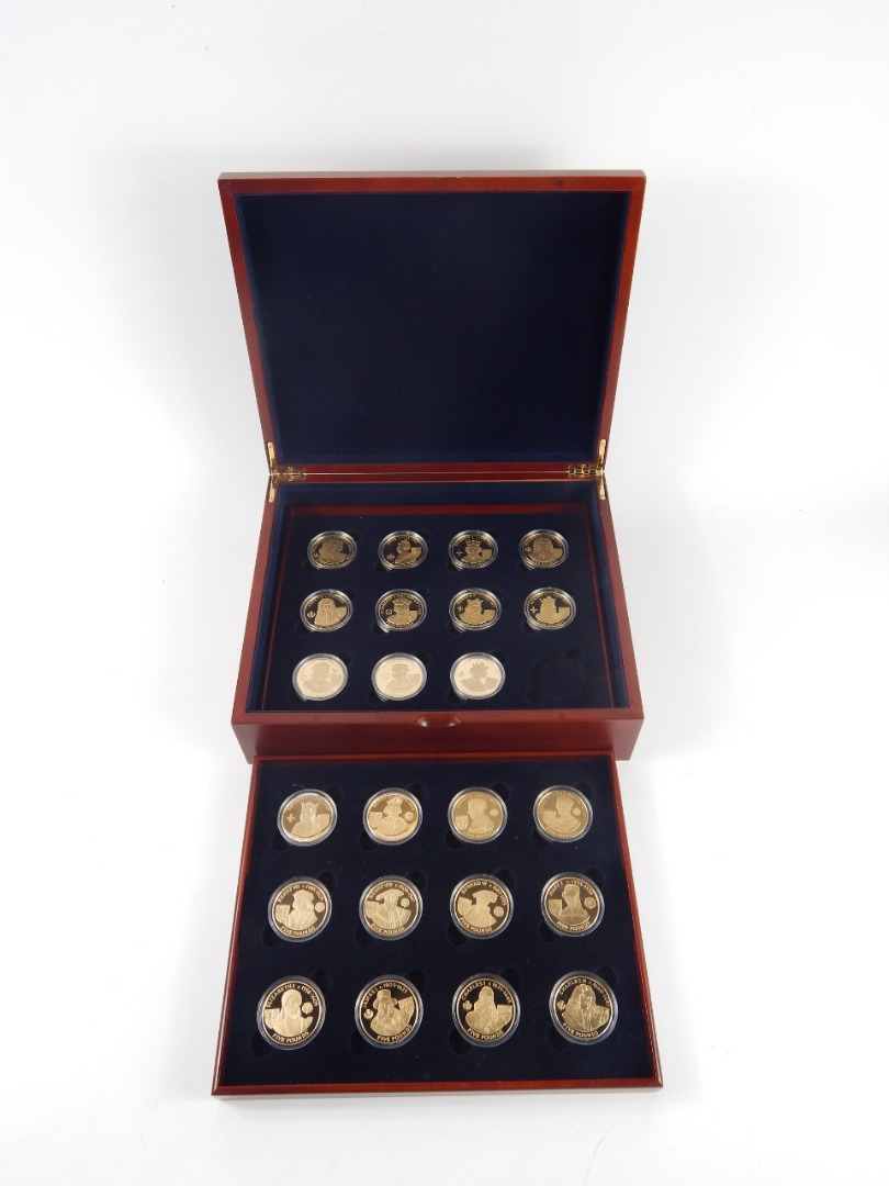 Appraisal: A set of twenty three Royal Mint Alderney Proof silver