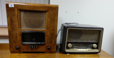 Appraisal: Ferguson Valve Radio and Bush VHF solid state radio