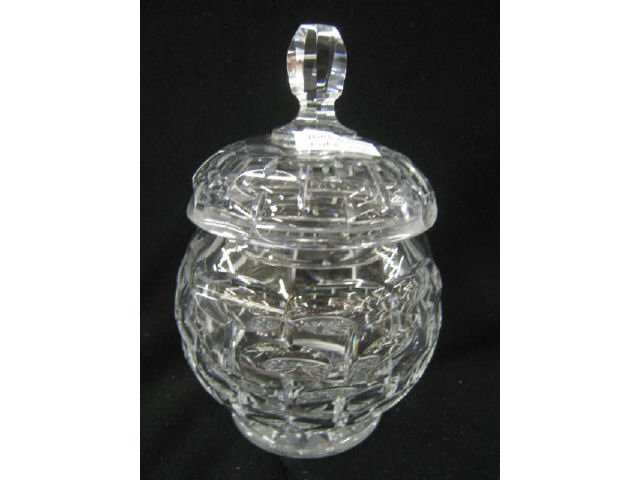 Appraisal: Cut Glass Covered Jar fine quality