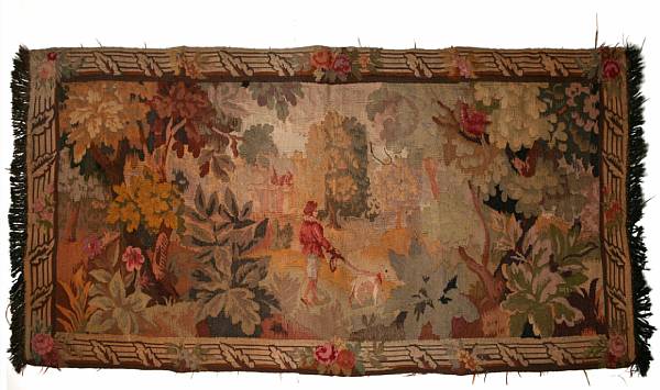 Appraisal: A French Aubusson style tapestry th century height in width