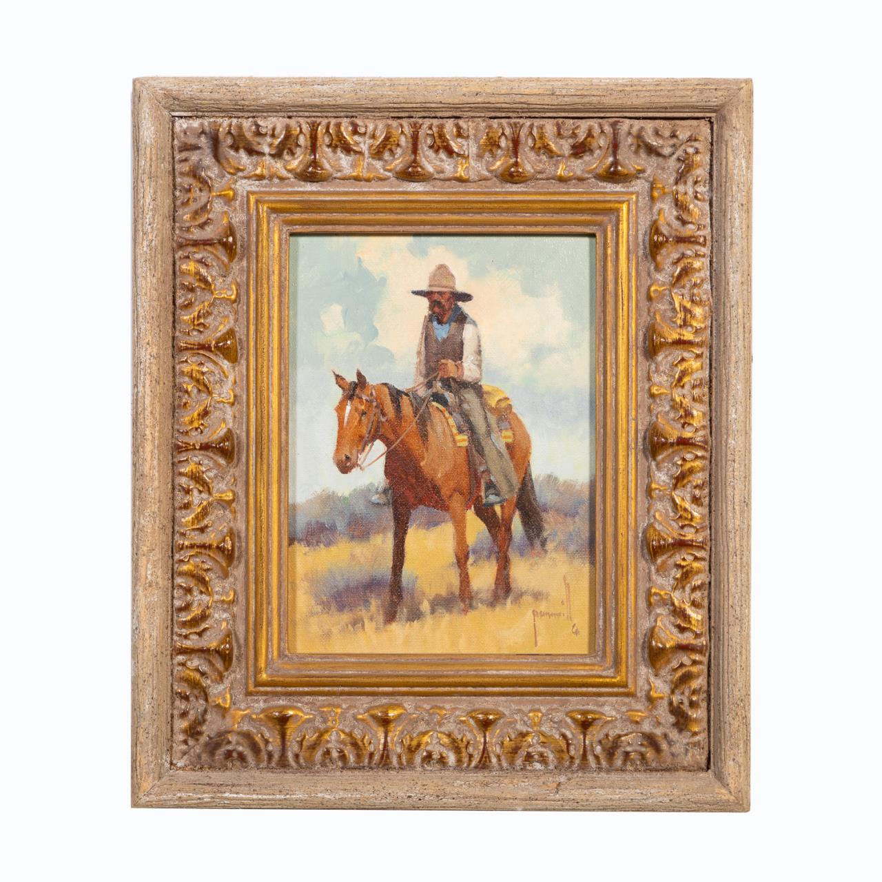 Appraisal: ROBERT PUMMILL O B 'ARIZONA COWBOY ' SIGNED Robert Pummill