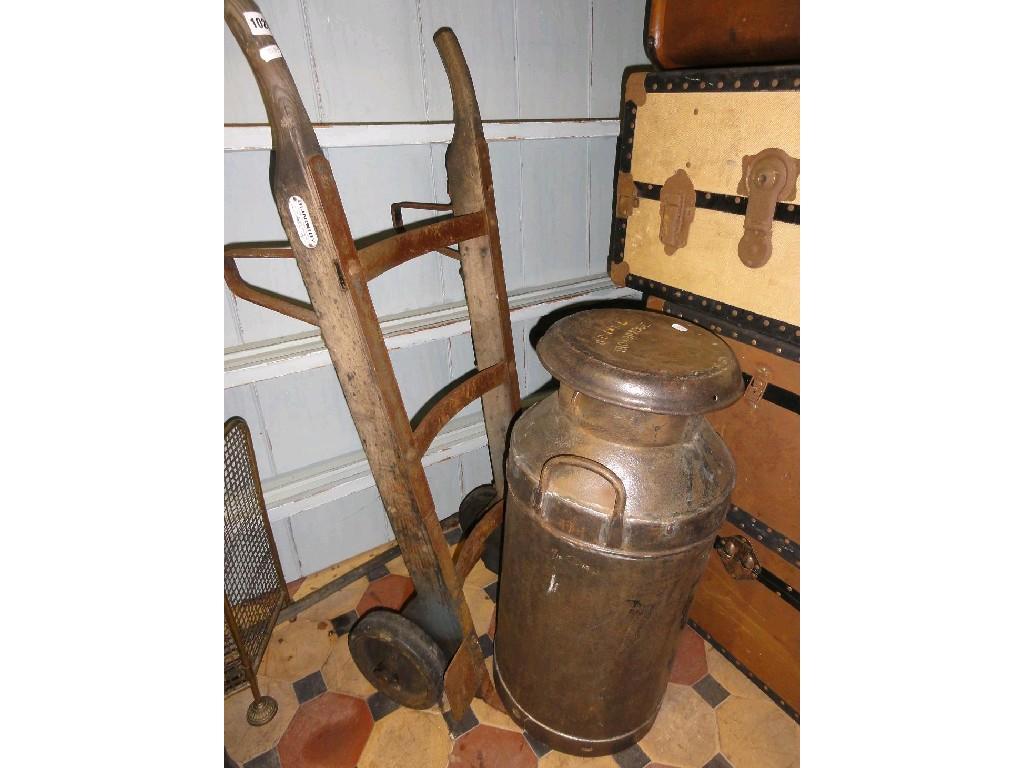 Appraisal: A pair of Slingsby vintage sack trucks with ashwood shafts