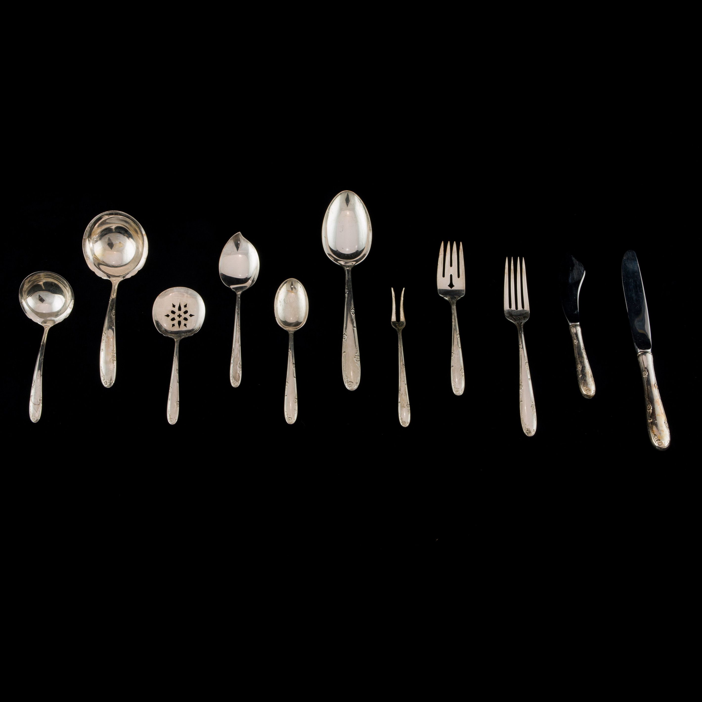 Appraisal: TOWLE STERLING FLATWARE SERVICE pc Towle sterling flatware service dinner