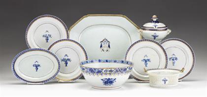 Appraisal: Group of Chinese export porcelain early th century Comprising a