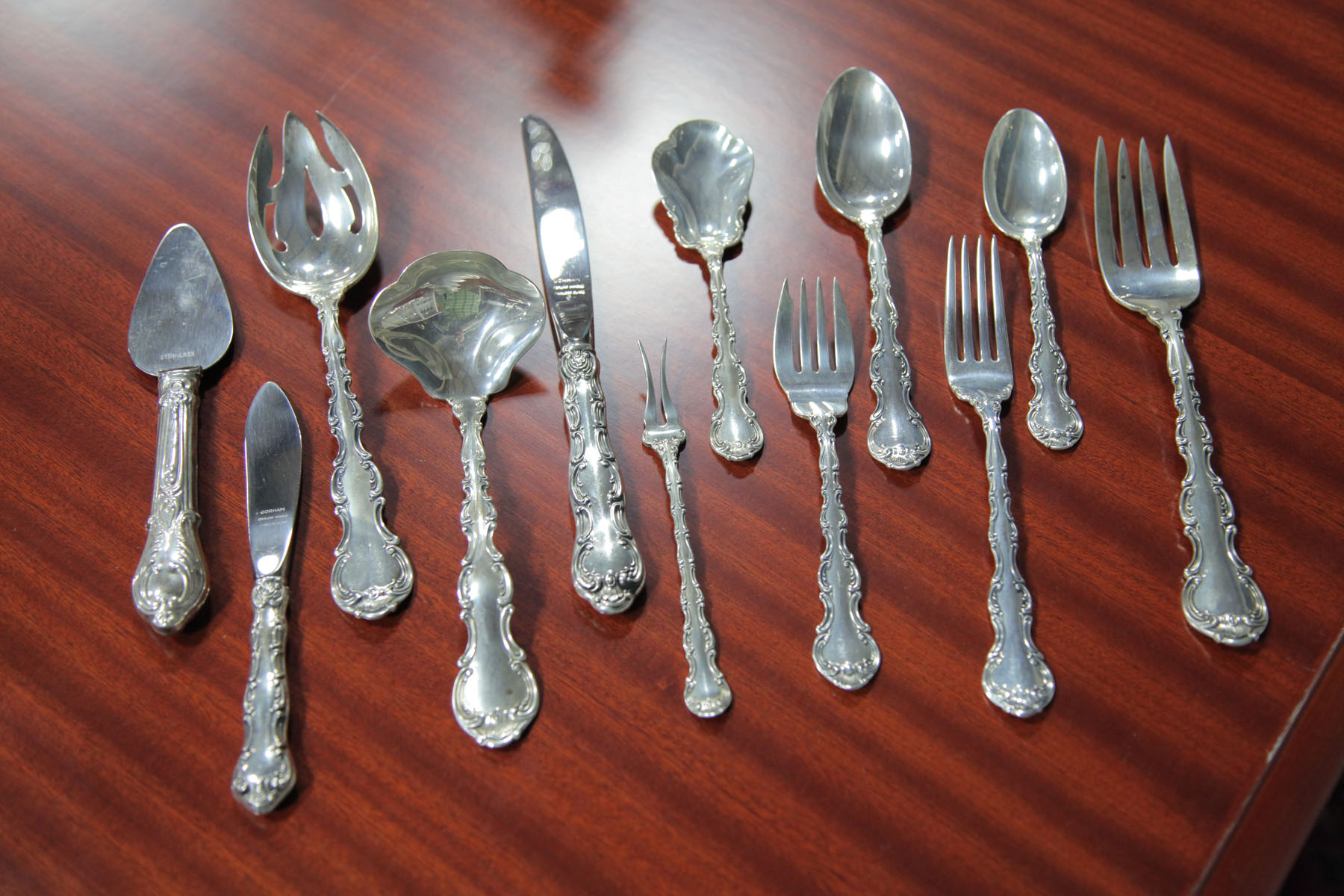 Appraisal: SET OF GORHAM STERLING SILVER FLATWARE Rhode Island first half