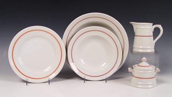 Appraisal: GERMAN WWII KREIGSMARINE KPM CHINA WWII German Navy dishware pieces