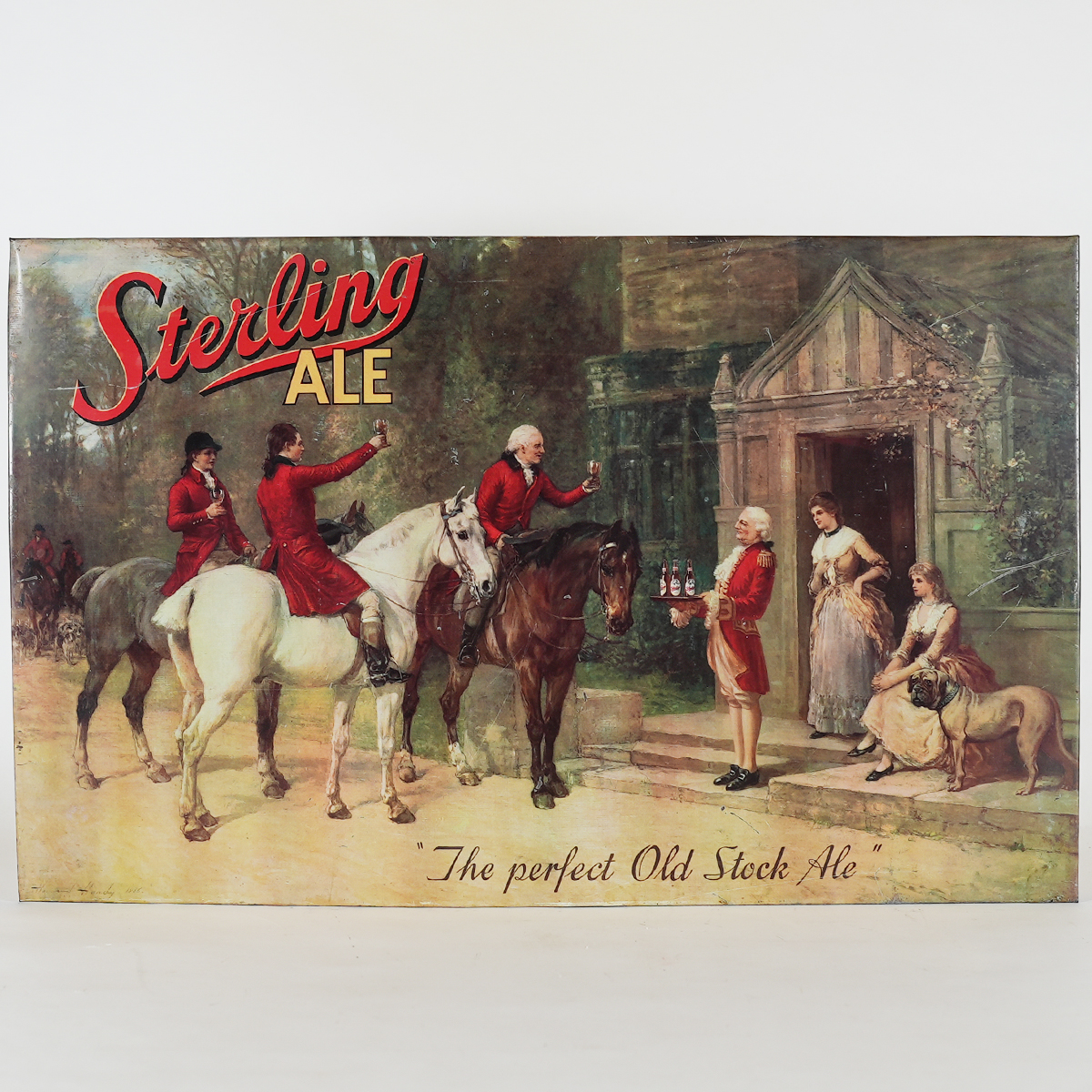 Appraisal: Sterling Perfect Old Stock Ale TOC SignReference n aBrewery Sterling