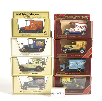 Appraisal: Matchbox Models of Yesteryear assorted Vans - to include Y