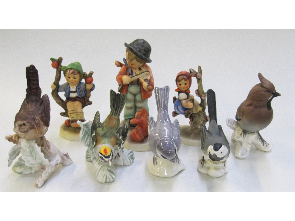 Appraisal: Three Hummel figures to include Apple Tree Boy Apple Tree