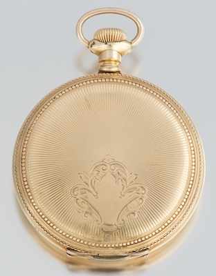 Appraisal: A Hampden General Stark Pocket Watch Gold-filled hunters case white