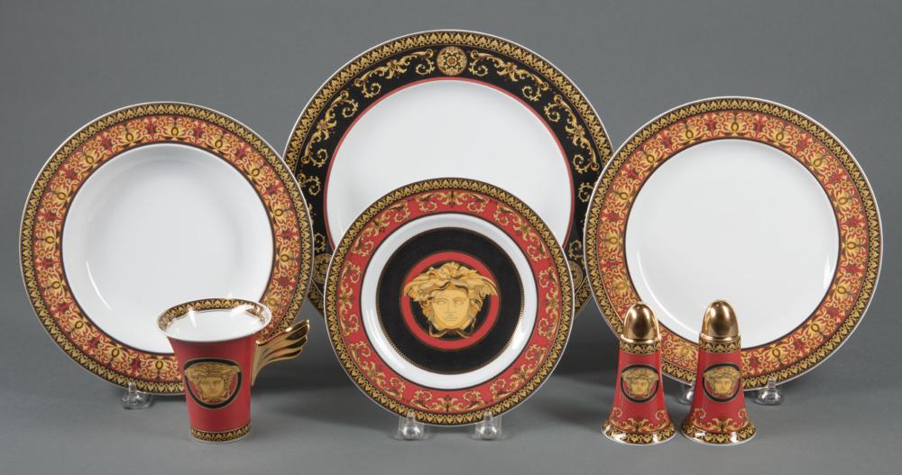 Appraisal: Gianni Versace for Rosenthal Porcelain Medusa Dinner Service c -