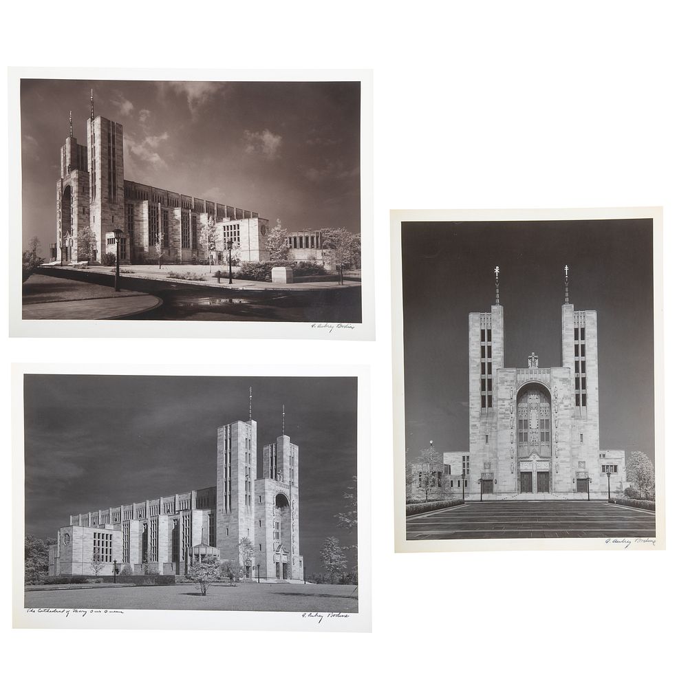 Appraisal: A Aubrey Bodine Cathedral of Mary photos American - The