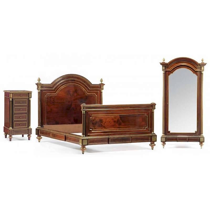 Appraisal: French Louis XVI Style Three Piece Bedroom Suite circa s