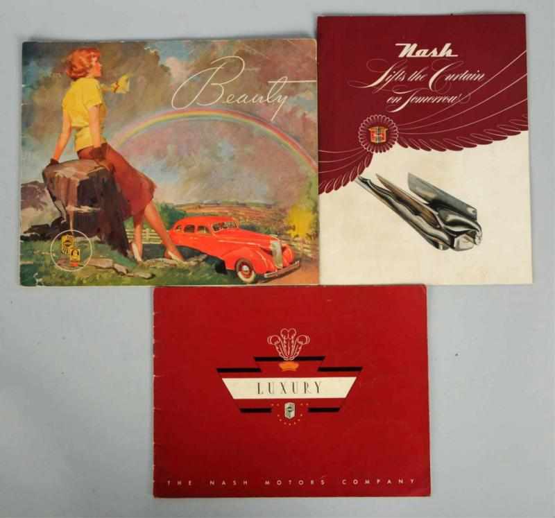 Appraisal: Lot of Nash Catalogs Brochures s to s Light wear