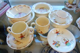 Appraisal: ELEVEN PIECES OF CHILDRENS WARE INCLUDING BUNNYKINS