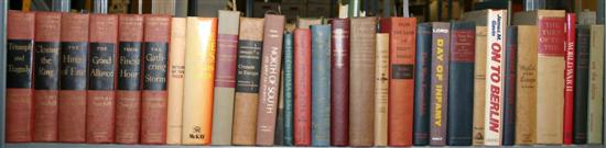 Appraisal: WWI II Vols on shelves