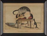 Appraisal: CURRIER IVES AND KELLOGG Publisher th Century THREE LITHOGRAPHS MY