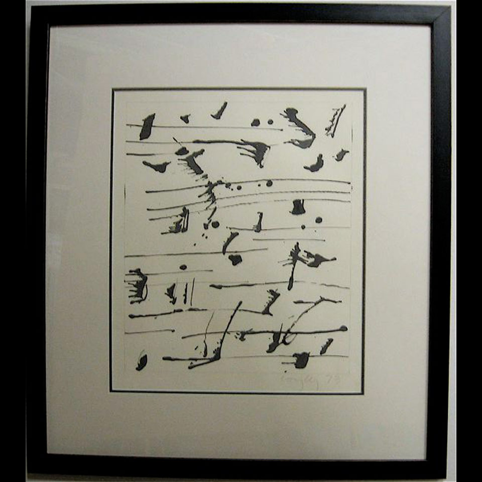 Appraisal: JOHN GRAHAM COUGHTRY - CANADIAN UNTITLED MUSIC NOTES PAIR OF