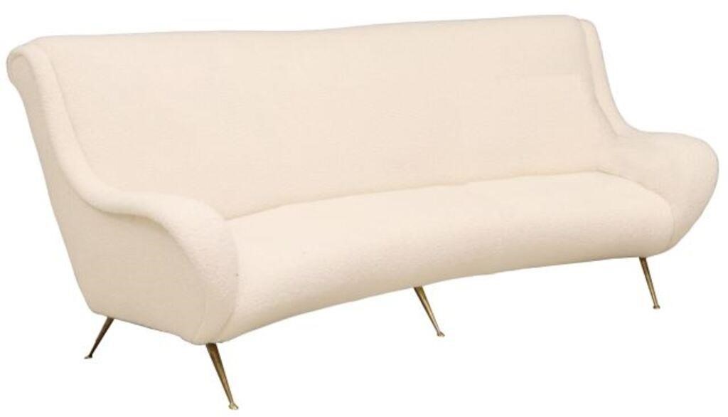 Appraisal: Italian mid-century modern sofa in the manner of Marco Zanuso