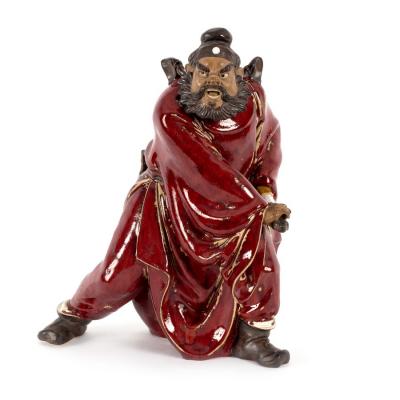 Appraisal: A Chinese pottery figure by Liu Zemian of Zhong Kui