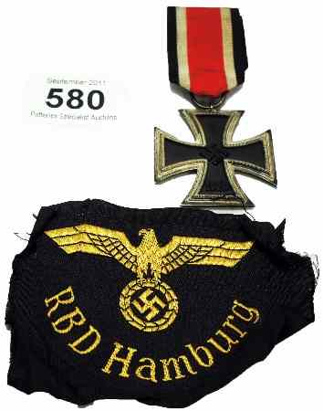 Appraisal: German - Second Class Iron Cross Medal and German RBD