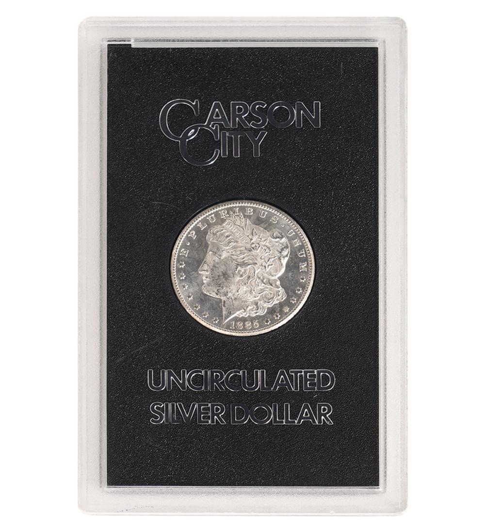 Appraisal: CARSON CITY MORGAN SILVER DOLLAR lowest mintage Carson City Morgan